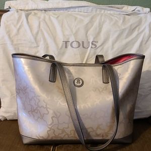Tous Silver Tote Bag